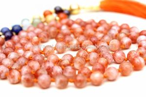 Tendance Yoga Bijoux Chapelet Collier Pierre De Soleil Naturelle 7 Chakra Gemme 108 Perles Spirituel Mala Cadeau Parfait Perle Pierre Principale - Product Image 6