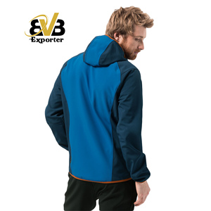 Winter Sporty Outdoor Camping Windproof Waterproof Hooded Eco-Friendly 100% Polyester Custom Logo Softshell Jackets - Product Image 3