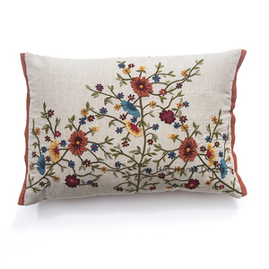 Housse de coussin décorative personnalisée brodée à la main, housse de coussin brodée en coton indien décorative pour canapé - Product Image 5