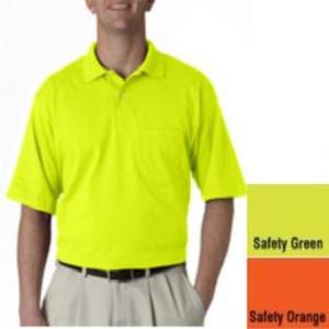Wholesale Unisex Hi-Vis Workwear Safety Polo T-<b>Shirt</b> Breathable Reflective Waterproof Thermal Fluorescent for Summer BirdEye - Product Image 4