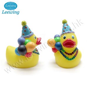 Juguete de Baño de Plástico PVC Vinilo para Niños, Regalo para Fiestas y Eventos, Personalizado con Logotipo Impreso, Patito de Goma Amarillo para Celebrar Cumpleaños - Product Image 2