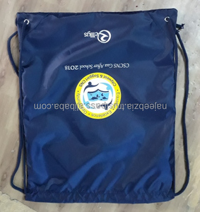 Bolsas de gimnasio con cordón antirrobo personalizadas de bajo precio con cierre de cuerda - Product Image 5
