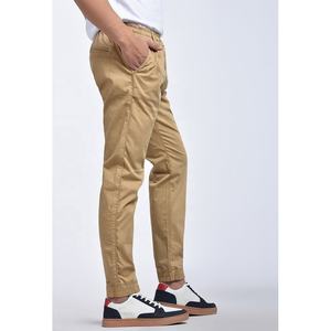 Pantalones ajustados de color caqui para hombre, fabricante chino, 100% algodón - Product Image 3