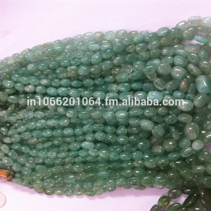 Cuentas de pepitas de color verde esmeralda, piedras preciosas verdes deslumbrantes para la fabricación y colección de joyas - Product Image 1