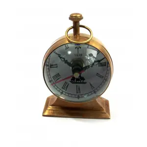 Nautische Mantel Leuchtturm Dekor Tisch uhr Moderne Holz Schiff Rad Regal dekorative Schreibtisch uhr zum besten Großhandels preis