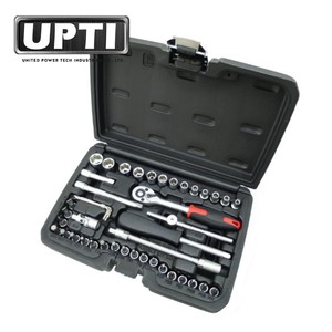 Taiwan Made High Quality Professional 44pcs 1/4" Dr. Socket Set Socket Wrench Set Hand Tool Set