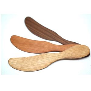 Cuchillo de madera para servir cucharón, utensilio de cocina, personalizado, color madera oscura, precio bajo, venta al por mayor - Product Image 3