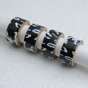 <b>Wooden</b> With Enamel Printed Napkin <b>Ring</b> With Tabletop Tissue Napkin <b>Ring</b> Holder Tissue Holder Bar Hotel Restaurant Napkin Holder - Product Image 3