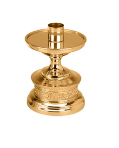 Candelabro de latón redondo con forma de candelabro, portavelas de la India, Brassworld - Product Image 4