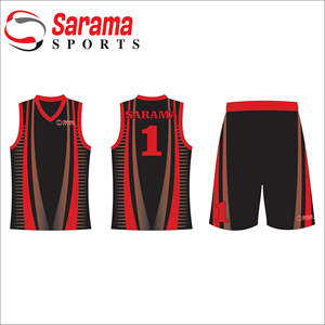 Vente en gros logo personnalisé maillot de basket-ball pour hommes et uniforme de basket-ball court pour hommes sport, - Product Image 1