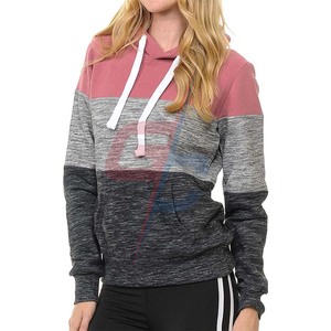 Jersey de proveedor de Sudadera con capucha de moda con forro polar de manga larga activa para mujer con talla grande - Product Image 6