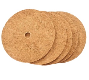 Contrôle des fibres de noix de coco Tapis de paillis de coco Protection des arbres Anneaux Disques Meilleur prix Bas quantité minimale de commande pris en charge - Product Image 1