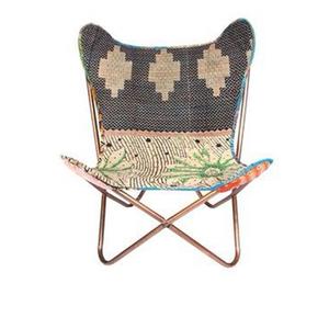 เก้าอี้ผีเสื้อโลหะสีแทนแบบปรับได้,เก้าอี้ดีไซน์พรีเมียมเก้าอี้พับได้เก้าอี้ผีเสื้อทำจากเหล็กดีไซน์โบราณ - Product Image 2