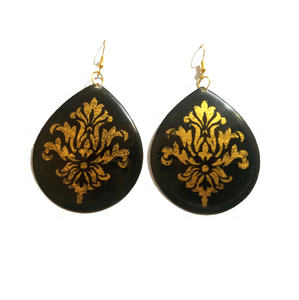 ต่างหูทรงหยดน้ำ ดีไซน์ชนเผ่า ชุบทอง ทำจากโลหะผสมเคลือบอีนาเมล สไตล์คริสเตียน ทันสมัย ขายส่ง เครื่องประดับสำหรับผู้หญิงและเด็กผู้หญิง - Product Image 5