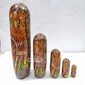 Artesanías de madera para decoraciones, juego de muñecas, juego de muñecas anidadas, juguetes de madera, regalo de madera, artículos de artesanía de madera. - Product Image 4