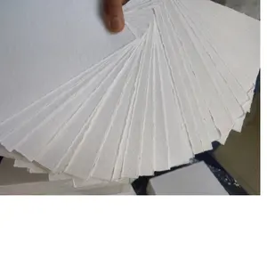 Pamuk paçavra deckle edged el yapımı kağıtlar boyutu 8*12 inç 150 gsm ve yüksek dergi yapımcıları için uygun ve kaligrafi