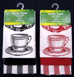 Serviette à thé imprimée maison industriel vente en gros pas cher taille personnalisée 100% coton lin fabricants meilleure qualité cuisine - Product Image 6