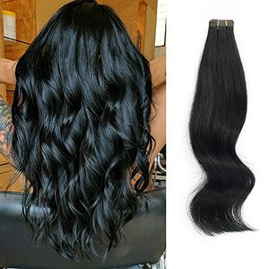 JAE 100% Virgin Remy Hair <b>Extensions</b> 100g Machine Double Weft Straight Style From Punjab Indian Human Hair - Product Image 5