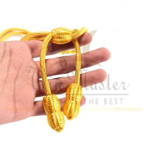 Cordon de casquette d'officier de cérémonie allemand | Mentonnière dorée pour chapeau de cérémonie cordon de casquette d'uniforme de cérémonie - Product Image 5