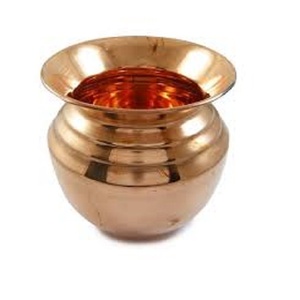 ที่ขายดีที่สุดทองแดงที่น่าสนใจ Lota สำหรับงานแต่งงาน Pooja และฟังก์ชั่น - Product Image 1