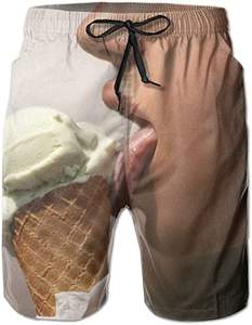 Short à taille élastique pour homme, bermuda d'été, tendance, nouveauté - Product Image 1