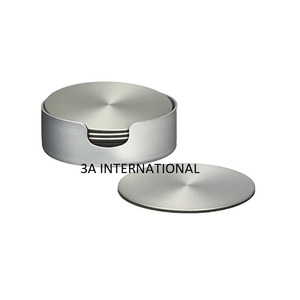 Dessous de verre de forme et de taille personnalisés de forme carrée de couleur finie avec support Salver à bas prix - Product Image 2