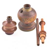 Chicha de luxe en bois brun faite à la main par des artisans indiens, pièces maîtresses, articles de décoration, cadeaux, accents décoratifs pour la maison et le jardin
