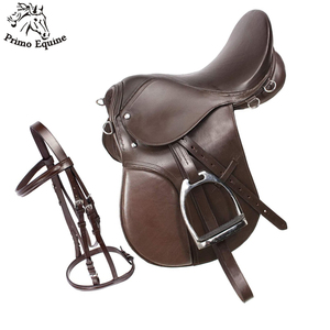 Tapis de selle de cheval en cuir de vachette Style de dressage anglais Couleurs personnalisées Taille personnalisable Haute qualité Durable - Product Image 6