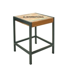 Nouveauté table moderne en métal pour les repas d'extérieur forme personnalisée brillante taille moyenne pour hôtel restaurant confortable pour - Product Image 1