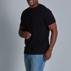 T-shirt brodé 100% coton pour hommes, haut unisexe, en coton biologique, imprimé, Oem - Product Image 3