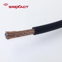 Kabel Koaksial Analog SREXACT RG59B/U Berkualitas Tinggi 75 Ohm Konduktor 23AWG Bahan 1/0.584CCS Panjang 100M Warna Hitam Komunikasi