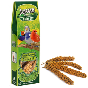 Jungle - Suplemento Alimenticio Premium para Aves de Corral, 5 Piezas, 100 % Natural, a Base de Mijo, con 18 Meses de Duración, para Todas las Estaciones - Product Image 1