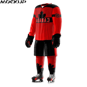 2025 Unisex de calidad superior Jersey de hockey sobre hielo logotipo personalizado conjuntos de uniformes de tamaño adulto - Product Image 4
