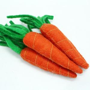 Fournitures de Pâques en feutre - Carotte de Pâques de 26x6 cm - Carottes en feutre faites à la main - Décoration d'automne - Product Image 1