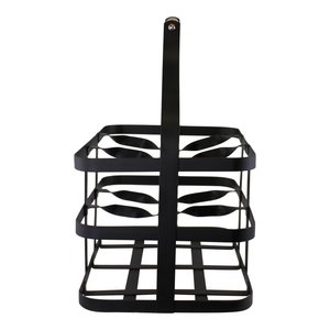 Porte-vin de table 6 bouteilles en métal pour bar et hôtels Support de stockage de whisky et de bière directement de l'usine - Product Image 6