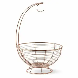 Nouveau Design fil de cuivre suspendu panier de fruits vente chaude 2025 nouvelle qualité premium suspendu conception panier de fruits - Product Image 1