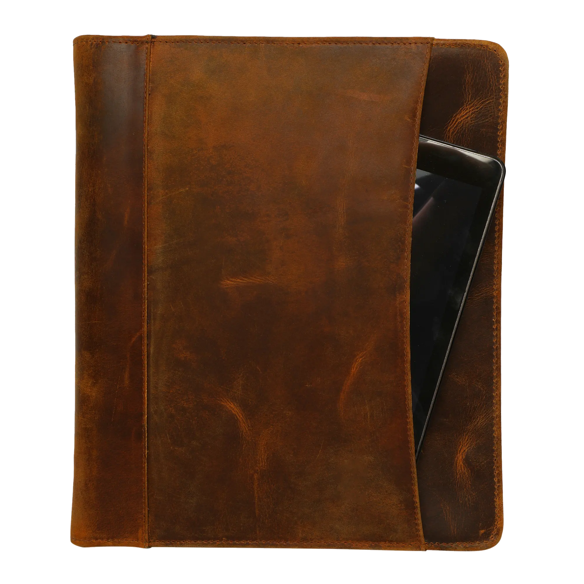 Кожаный деловой портфель Supreme из натуральной кожи, профессиональный Органайзер, подарок для мужчин и женщин, прочный кожаный портфель