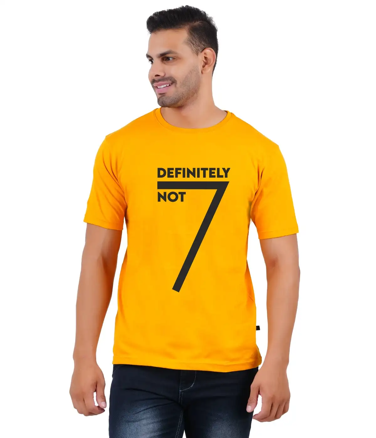 Penjualan laris kaus katun kuning pakaian kerja kasual pakaian jalan Yasin pakaian dengan koleksi musim panas cetak untuk pria dan wanita