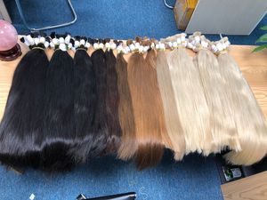 Extensiones de Cabello Remy Camboyano Virgen de Alta Calidad, Alineadas con la Cutícula, Cabello Crudo al Por Mayor, Trama Doble a Máquina, Estilos Ondulados Lisos y Sedosos - Product Image 4