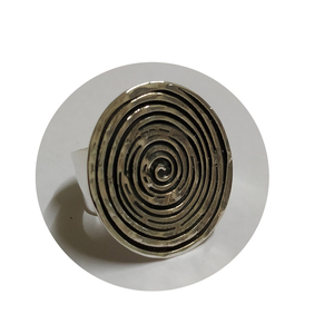 แหวนเงินแท้ของชนเผ่า925สำหรับงานแต่งงานและวันครบรอบการออกแบบที่ไม่เหมือนใคร - Product Image 1