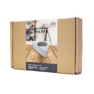 ชุดทำเชิงเทียนคอนกรีตทรงสามเหลี่ยมแฮนด์เมด ของตกแต่งบ้าน - Product Image 2