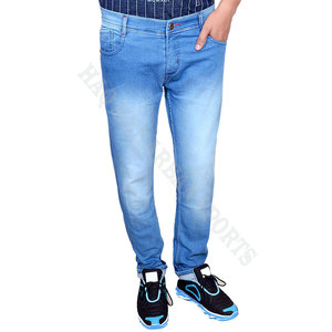 Jeans Pants Fashion <b>Men</b> Jeans Hip Hop Cool Street wear joggers <b>men</b> jeans pants Slim fit trousers - Product Image 1
