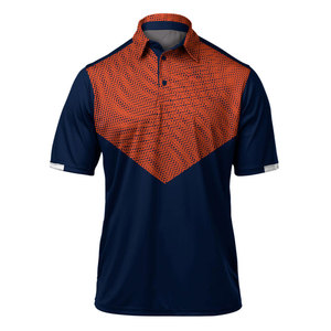 Polo de golf para hombre de poliéster de la mejor calidad OEM, en blanco, bordado, con logotipo y diseño personalizados. - Product Image 3