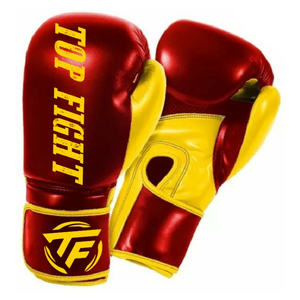 ถุงมือชกมวยหนังแท้สำหรับผู้ชายถุงมือชกมวยออกแบบโลโก้ได้ตามต้องการ - Product Image 1