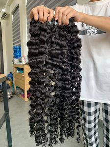 Cheveux humains Remy bouclés Eurasiens vietnamiens, tissage à trame unique, 100g, vente en gros, de 8 à 32 pouces – Meilleures ventes - Product Image 3