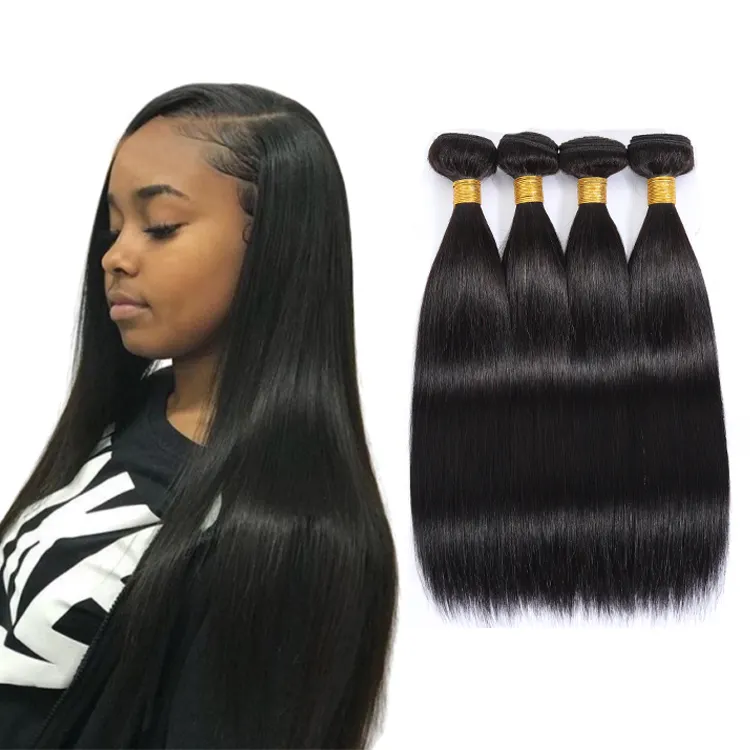 Apple Girl Virgin Cuticle Aligned Hair Bundles Straight Malaysian Hair Extension Wholesale Price Top Quality Accept Paypal