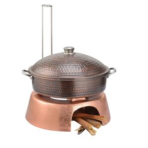 Olla para Servir Comida con Recubrimiento de Cobre para Hoteles, Bodas, Restaurantes, Fiestas de Cumpleaños, Servicio de Buffet y Catering - Product Image 1