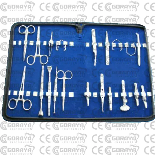 Hot Koop Goraya Duitse O.r Grade Basic Oogheelkundige Eye Micro Chirurgie Chirurgische Instrumenten Set Kit 30 Pcs Set Ce Iso goedgekeurd