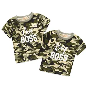 Camouflage Summer Kids T Shirts Wholesale Custom Print Blank Camo Boy Girls T-shirts Graphic Tshirt short sleeve camo t shirt