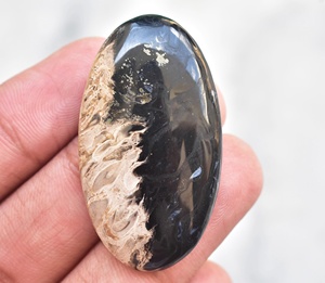 Meilleure qualité!!, qualité supérieure Cabochon de racine de palmier en milieu naturel, pierre précieuse ample, Agate de palmier - Product Image 1
